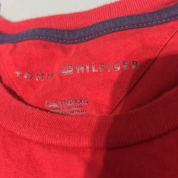 Tommy Hilfiger Red Short Sleeve Shirt - Picture 5 of 6